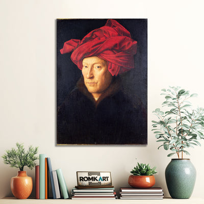 Jan Van Eyck Portrait Of A Man In A Turban 1433 – Reproduction