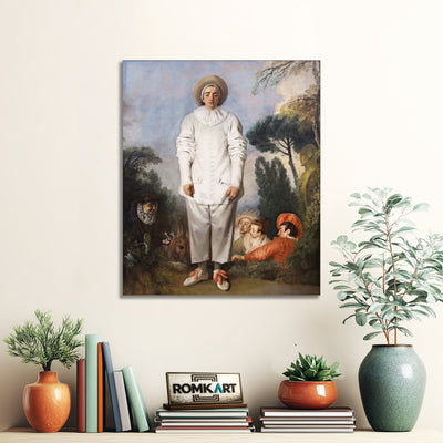 Jean-antoine Watteau Pierrot 1718 – Reproduction