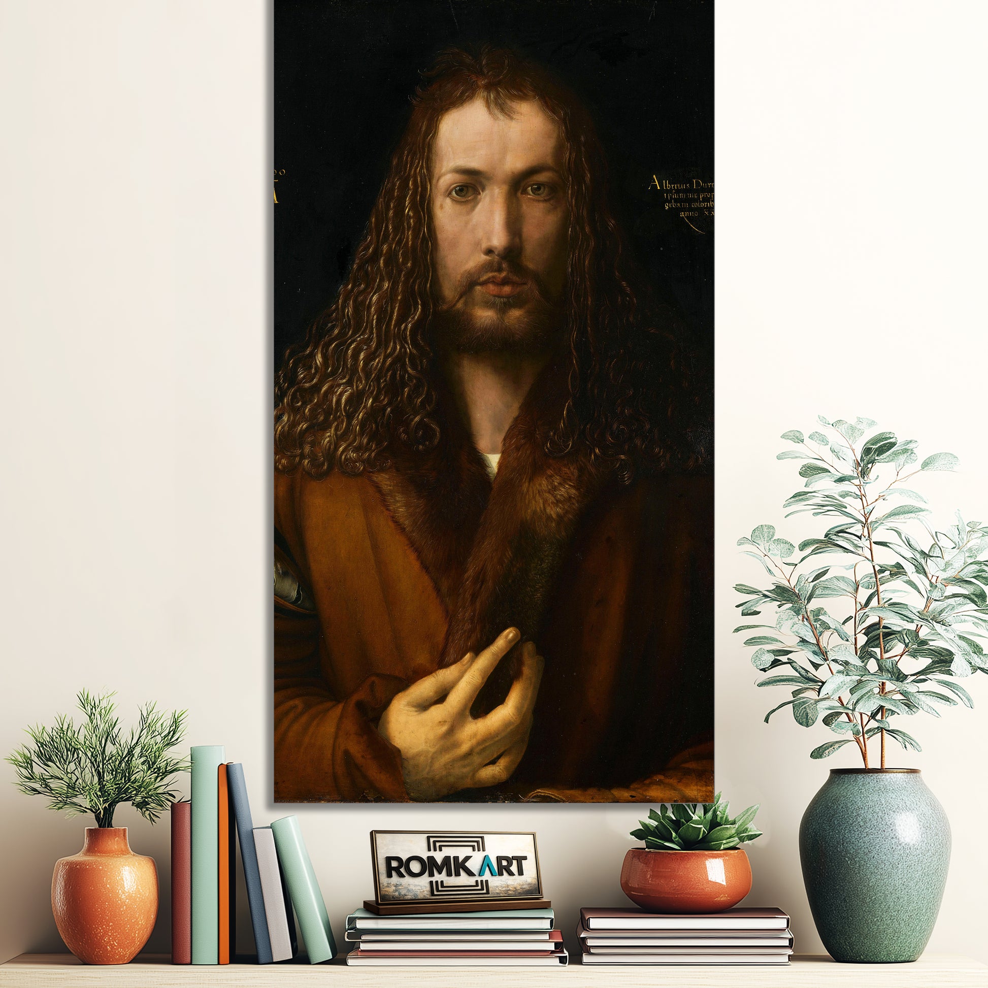 Albrecht Durer Self-portrait With Fur-trimmed Robe – Reproduction