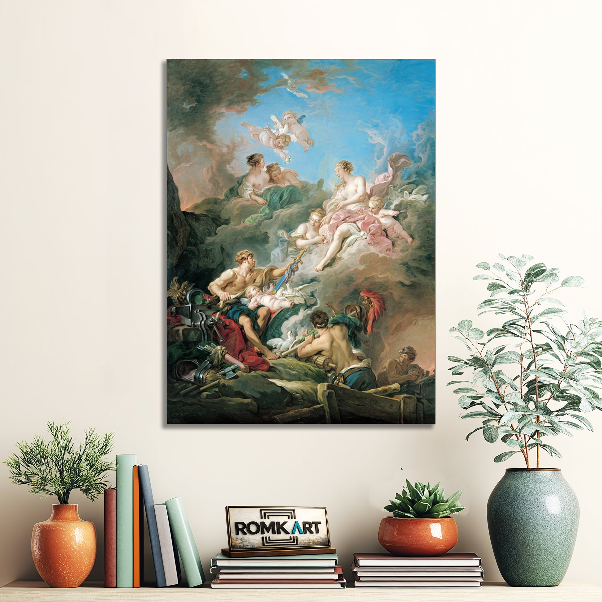 Francois Boucher Venus At Vulcan Forge – Reproduction