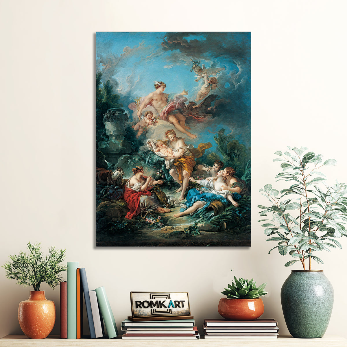 Francois Boucher Mercury Confiding The Infant Bacchus To The Nymphs Of Nysa – Reproduction