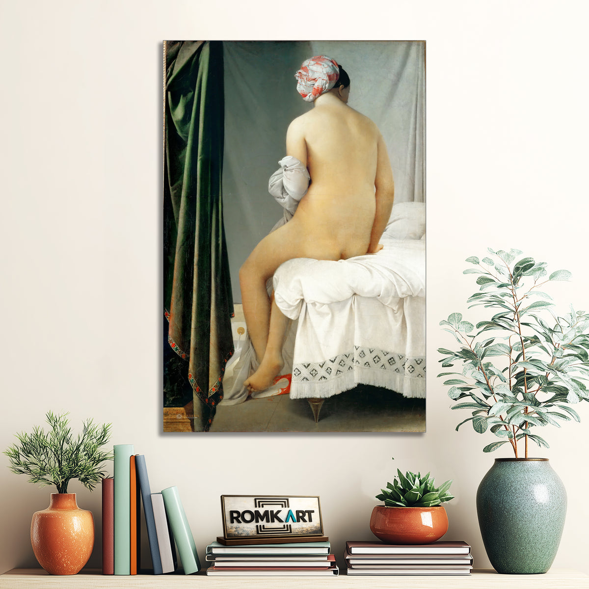 Jean Auguste Dominique Ingres The Valpincon Bather 1808 – Reproduction