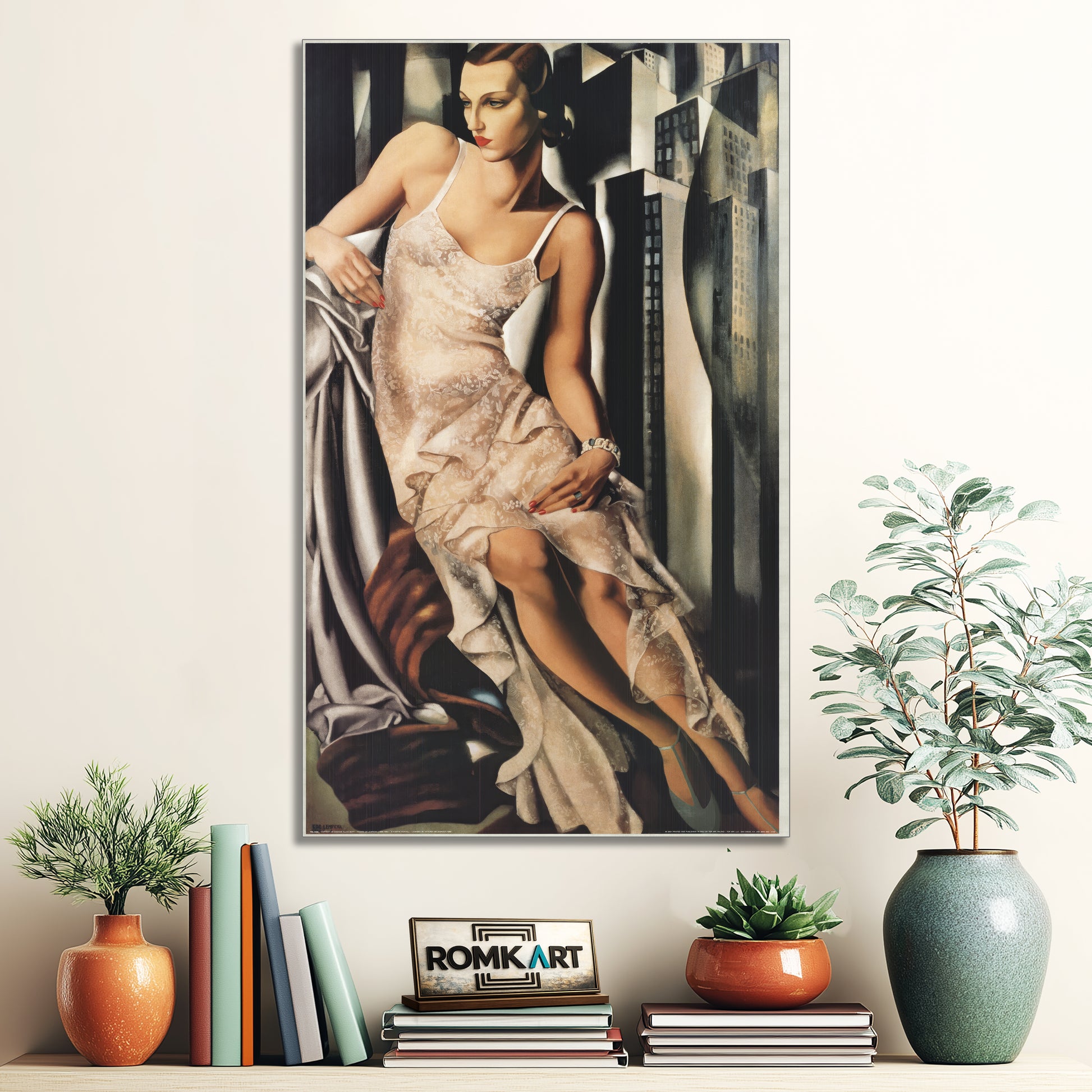 Tamara De Lempicka Portrait Of Mrs Alan Bott 1930 – Reproduction
