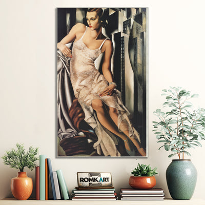 Tamara De Lempicka Portrait Of Mrs Alan Bott 1930 – Reproduction