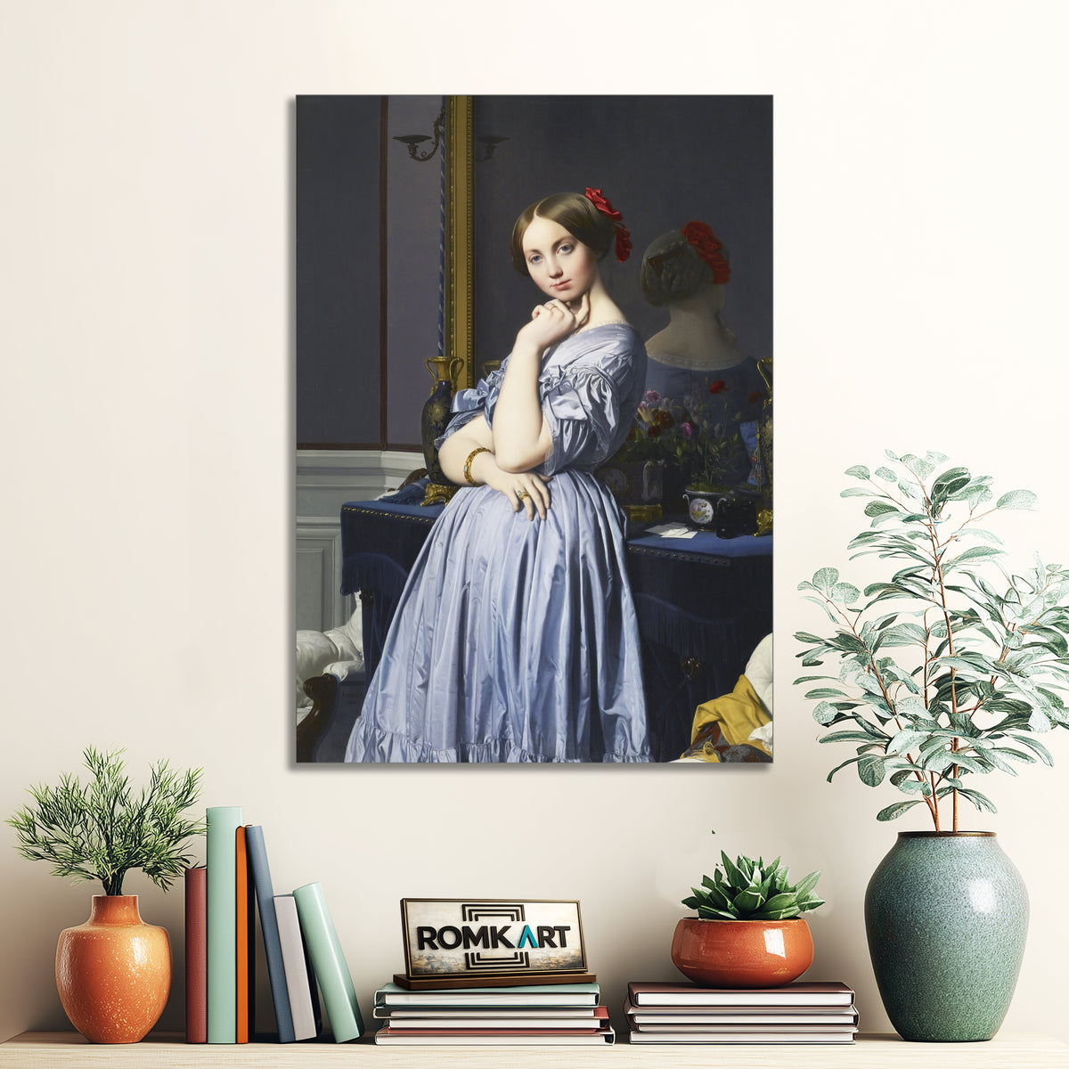 Jean Auguste Dominique Ingres Portrait Of Comtesse D'haussonville 1845 – Reproduction