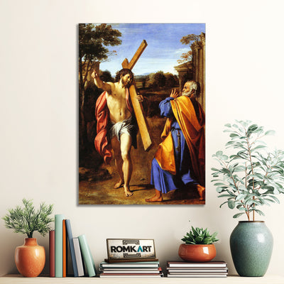 Annibale Carracci Domine Quo Vadis 1601-1602 – Reproduction