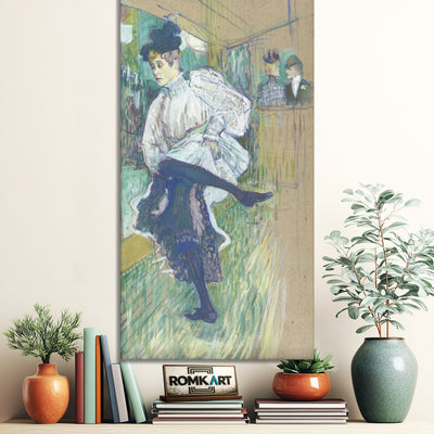 Henri De Toulouse-lautrec Jane Avril Dancing 1892 – Reproduction