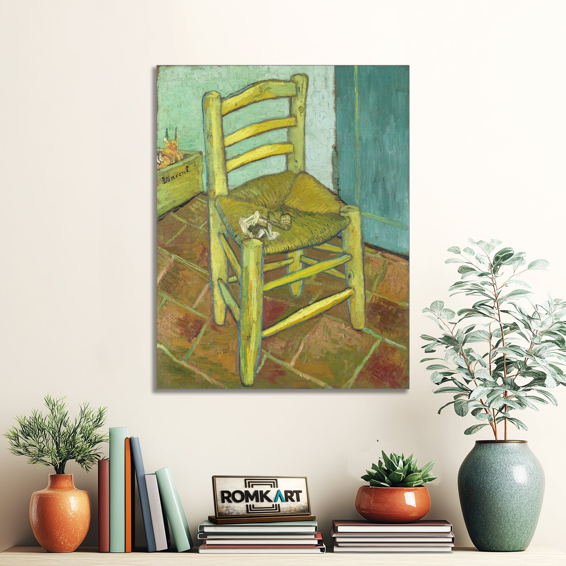 Vincent Van Gogh Chair With Pipe 1888 – Reproduction