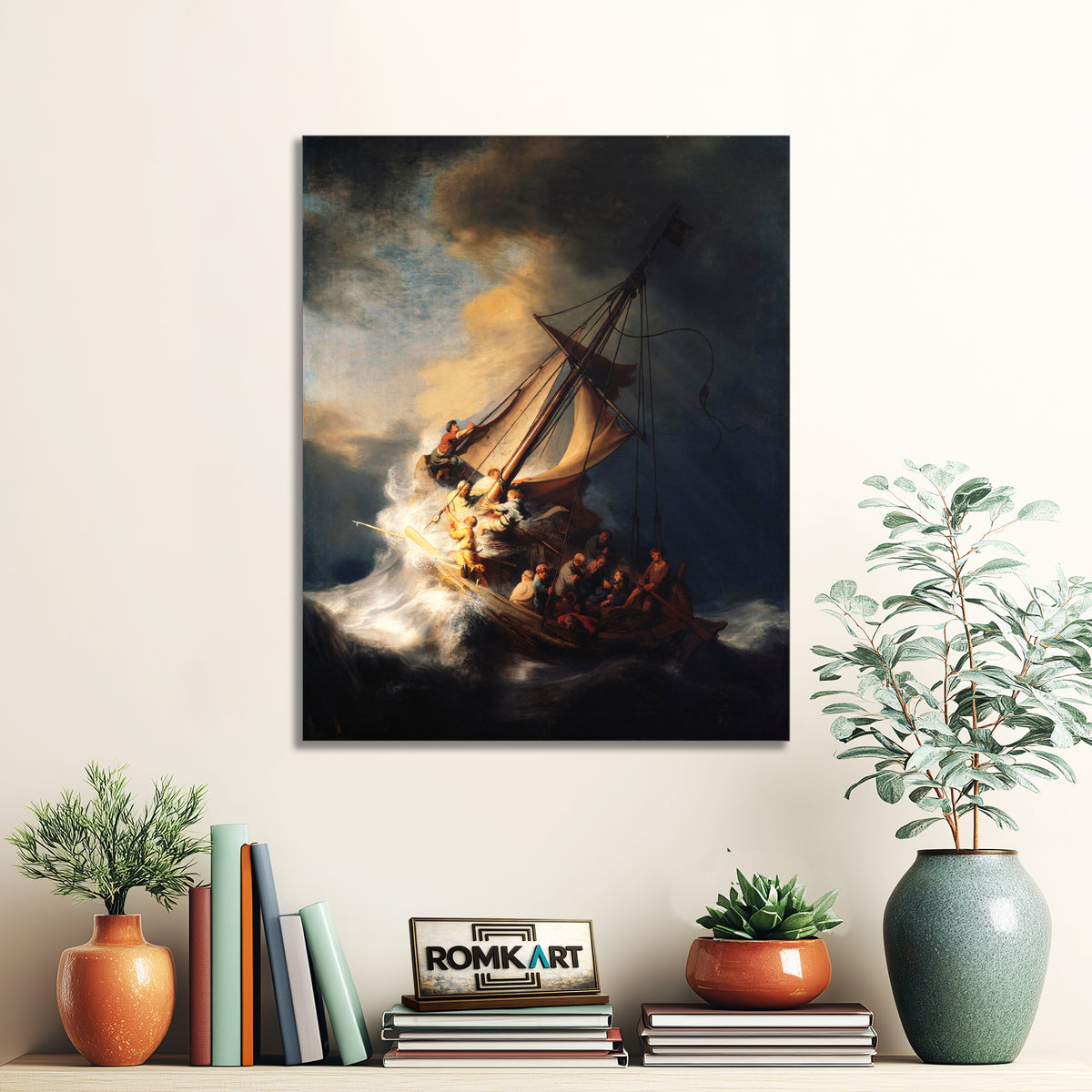 Rembrandt Van Rijn Christ In The Storm On The Sea Of Galilee – Reproduction