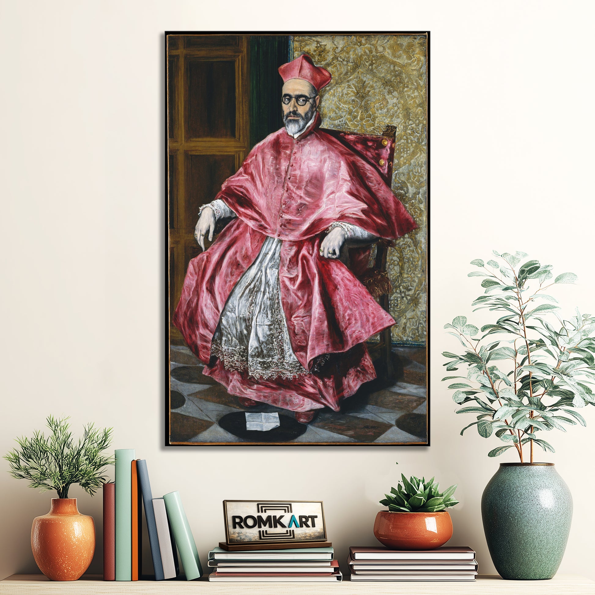 El Greco Portrait Of A Cardinal 1600 – Reproduction