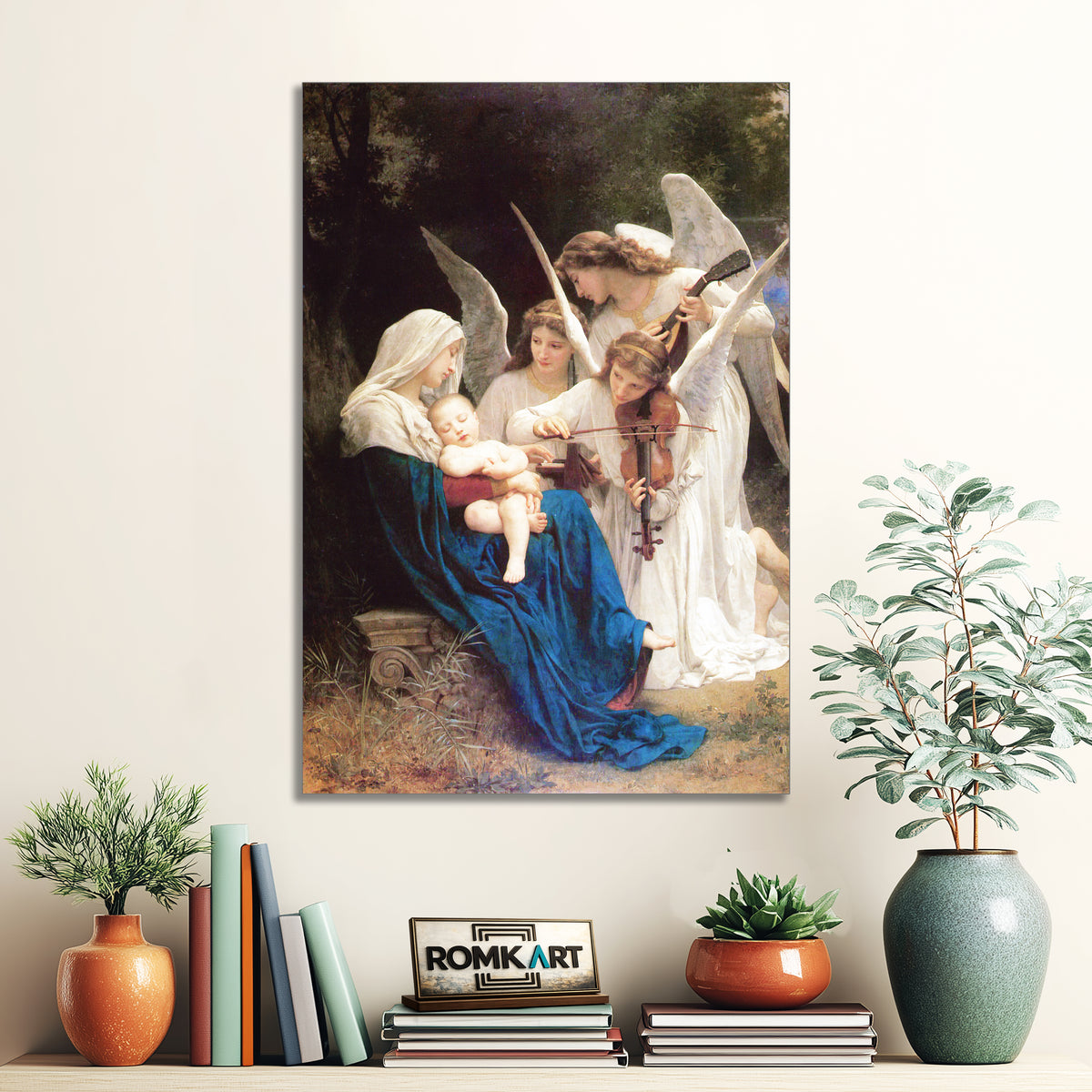 William-adolphe Bouguereau Song Of The Angels – Reproduction