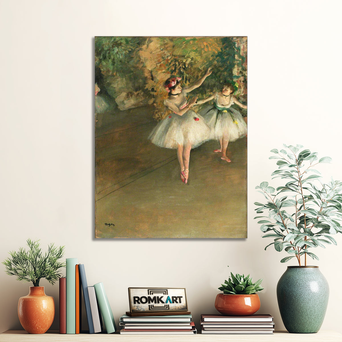 Edgar Degas Two Dancers On A Stage 1874 – Reproduction