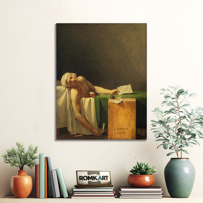 Jacques-louis David Death Of Marat 1793 – Reproduction