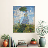 Claude Monet Woman With A Parasol 1875 – Reproduction