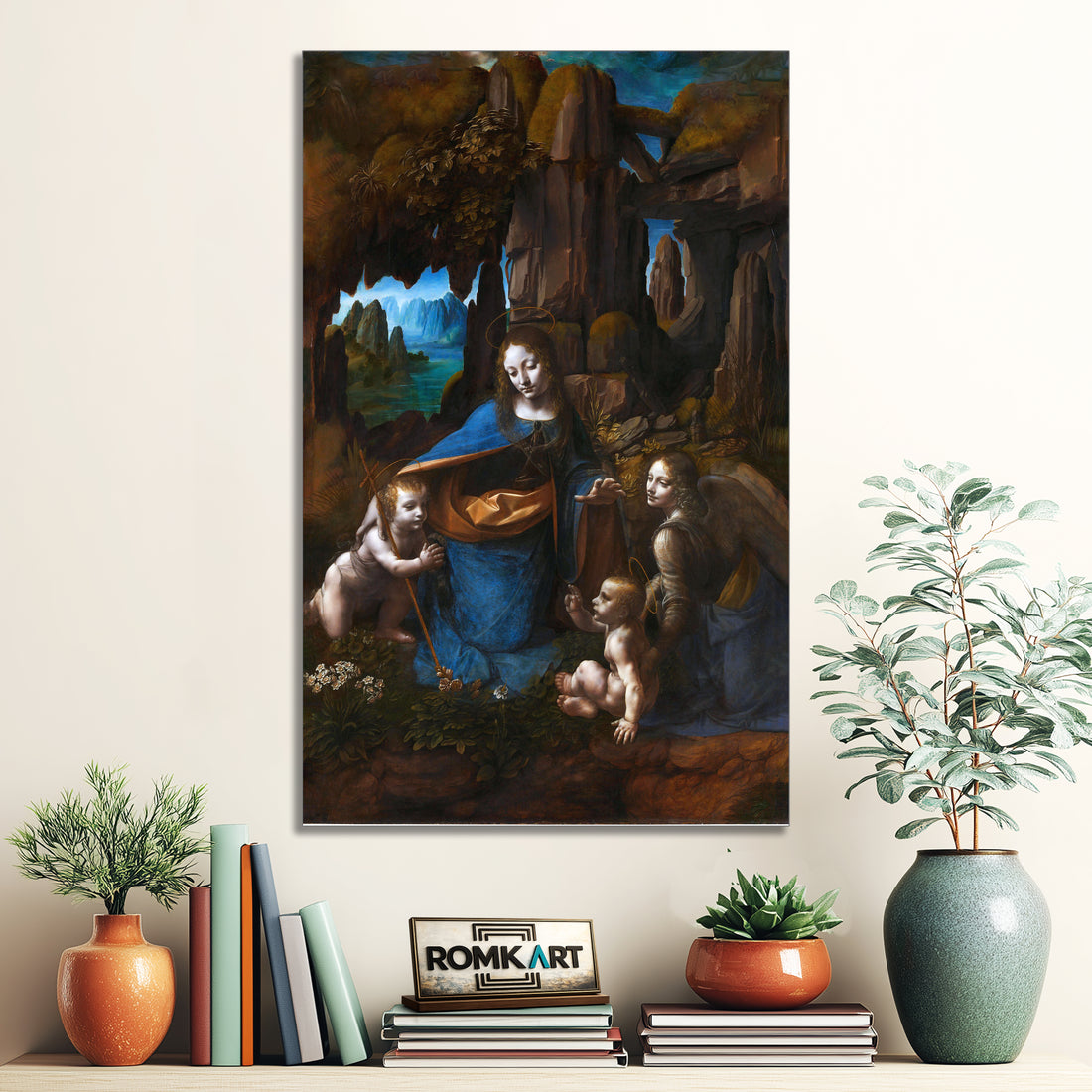 Leonardo Da Vinci The Virgin Of The Rocks 1483 - 1486 – Reproduction