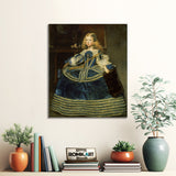 Diego Velazquez Infanta Margarita Teresa In A Blue Dress 1659 – Reproduction
