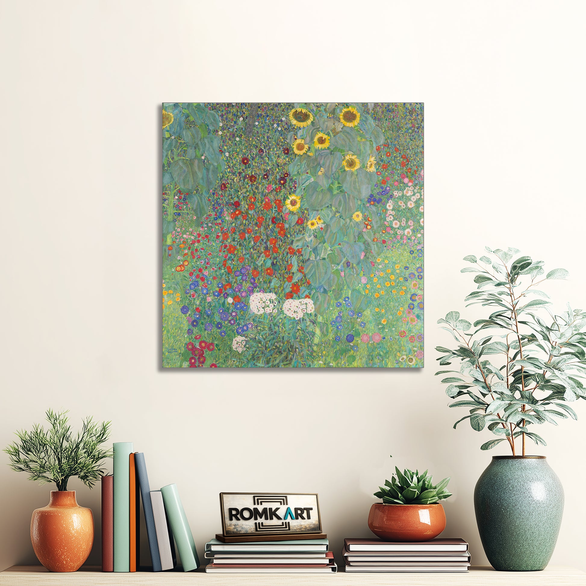 Gustav Klimt Farm Garden With Sunflowers 1907 – Reproduction