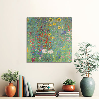Gustav Klimt Farm Garden With Sunflowers 1907 – Reproduction