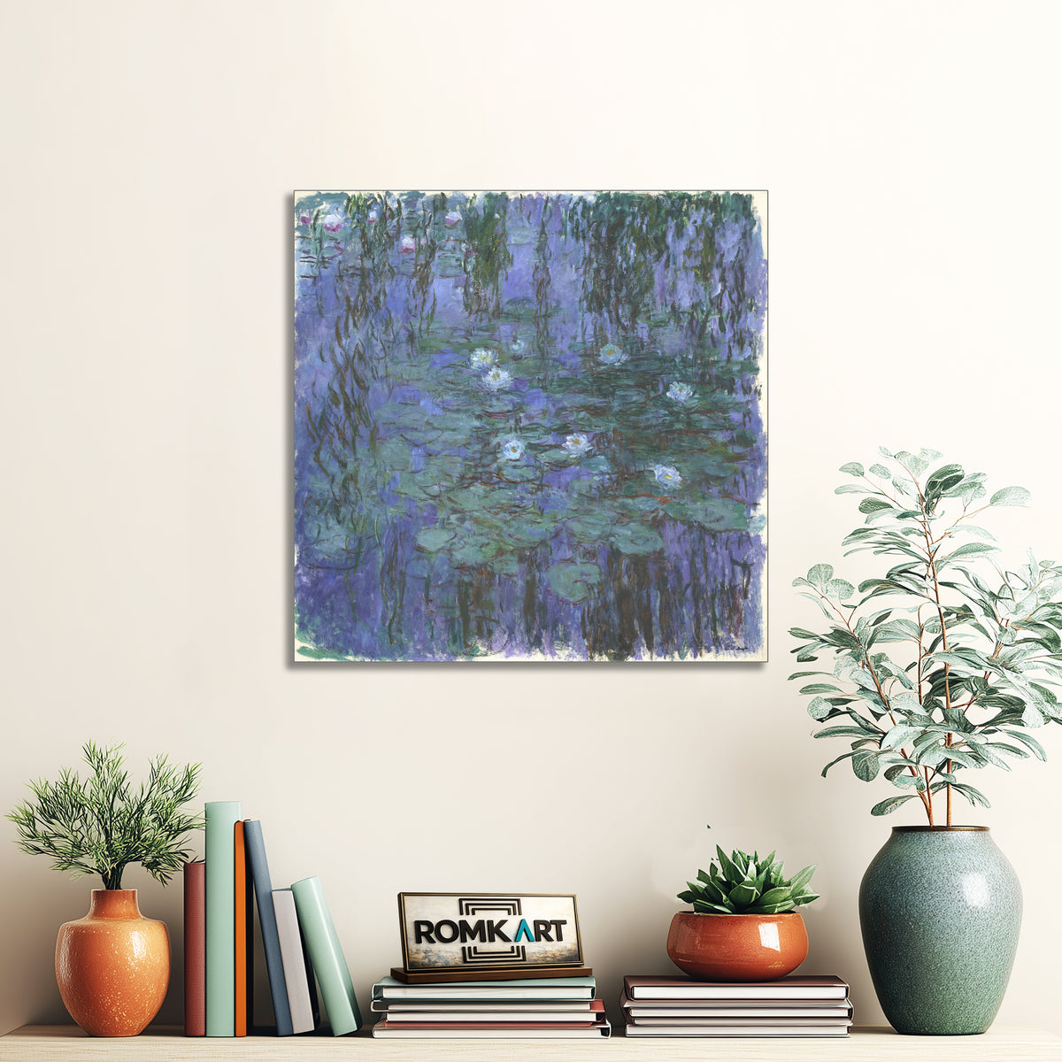 Claude Monet Blue Water Lilies 1916 - 1919 – Reproduction
