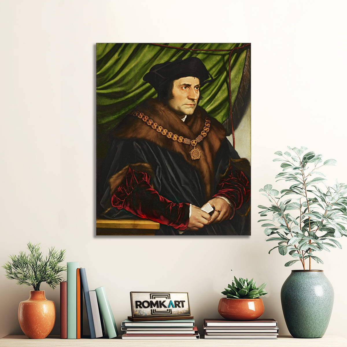 Hans Holbein The Younger Portrait Of Sir Thomas More 1527 – Reproduction