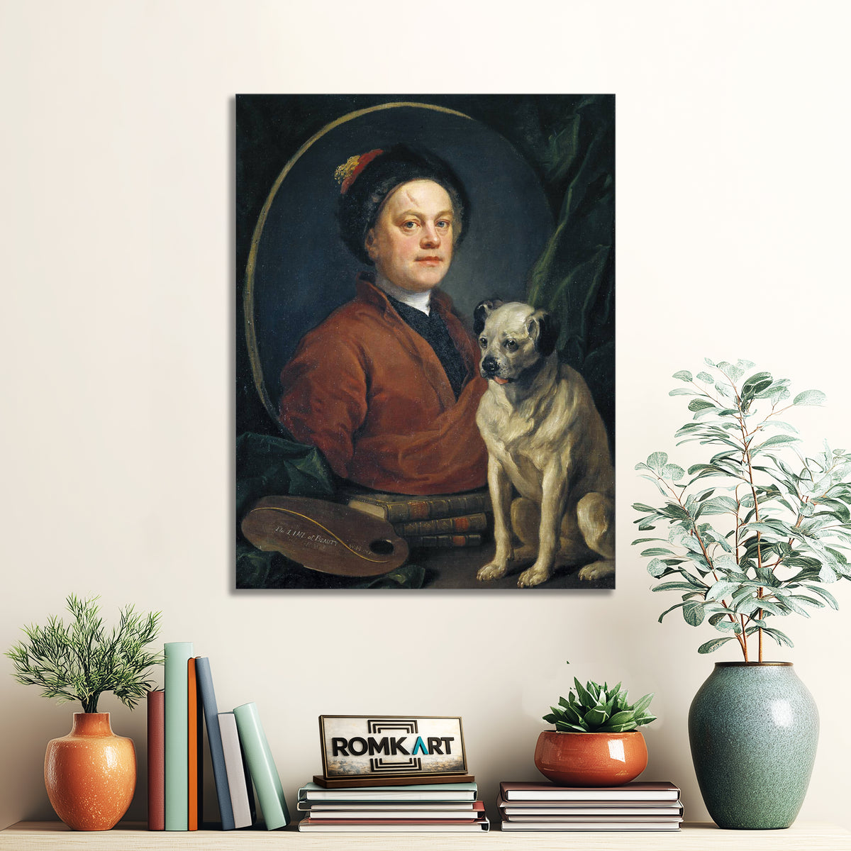William Hogarth The Painter And His Pug 1745 – Reproduction
