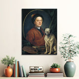 William Hogarth The Painter And His Pug 1745 – Reproduction
