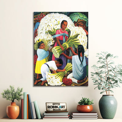 Diego Rivera The Flower Vendor – Reproduction
