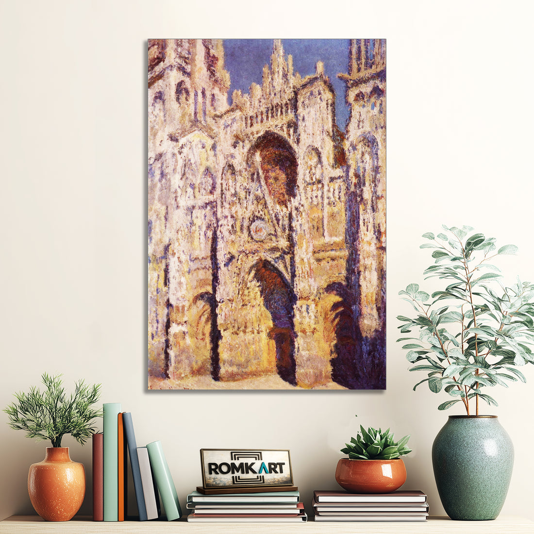 Claude Monet Rouen Cathedral Full Sunlight 1894 – Reproduction