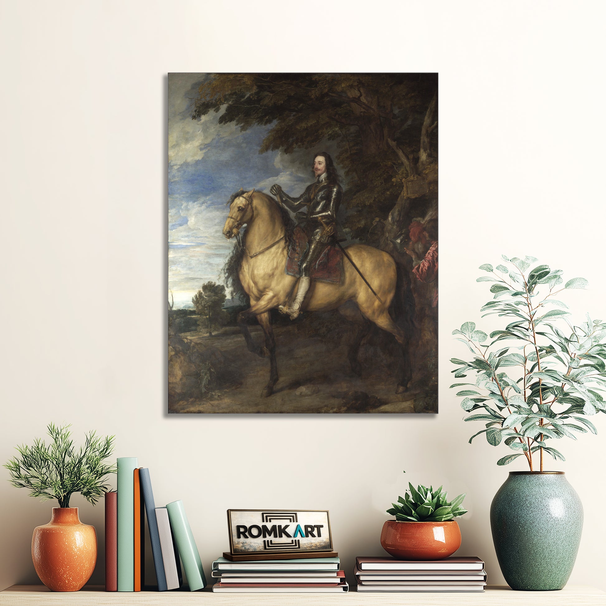 Anthony Van Dyck Equestrian Portrait Of Charles I – Reproduction