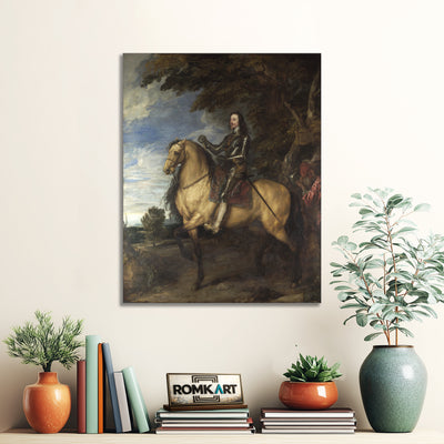 Anthony Van Dyck Equestrian Portrait Of Charles I – Reproduction