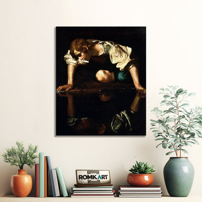 Caravaggio Narcissrus 1597-1599 – Reproduction