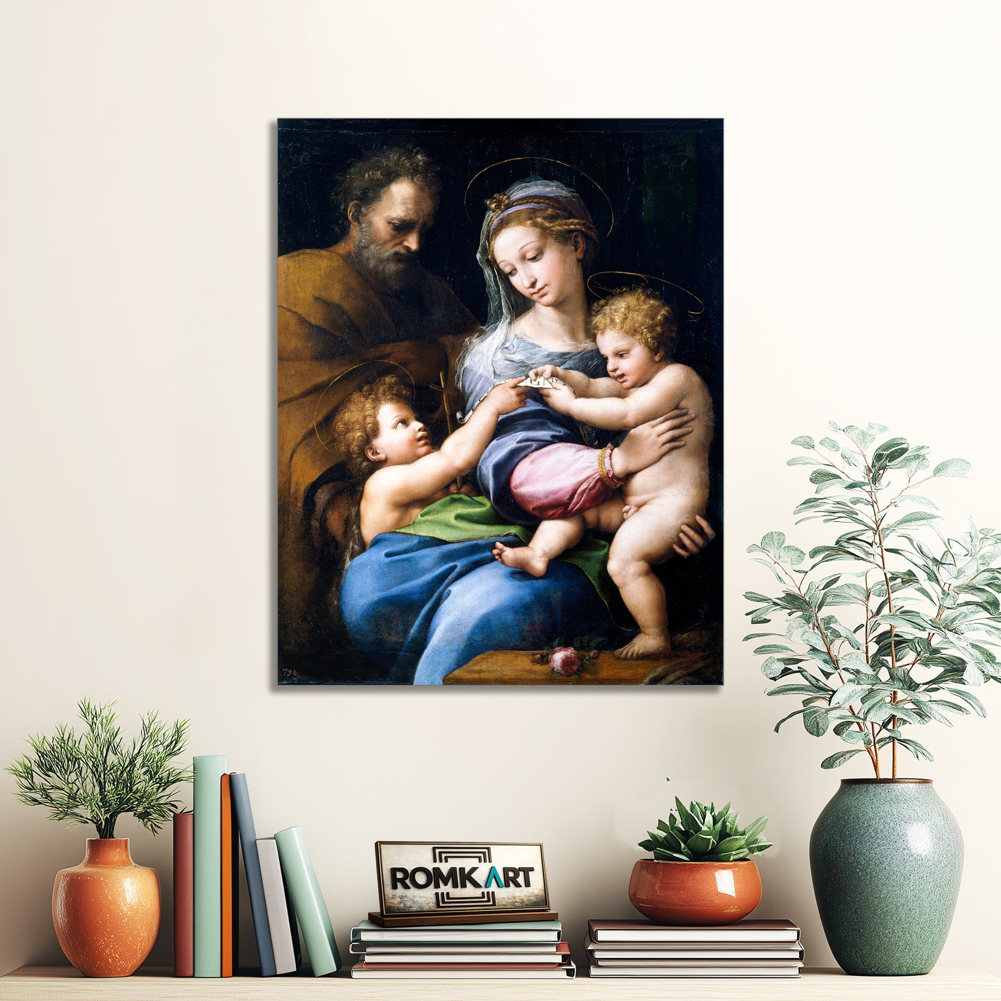 Raphael Madonna Of The Rose 1517 Museo Del Prado – Reproduction