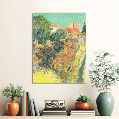 Vincent Van Gogh Noon Or Garden Behind A House 1888 – Reproduction