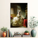 Elisabeth Vigee Le Brun Marie Antoinette In Court Dress 1755-1793 – Reproduction