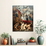 Peter Paul Rubens The Disembarkation At Marseilles C 1622-1625 – Reproduction