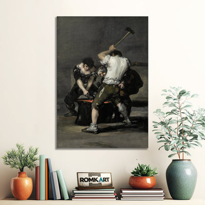 Francisco De Goya The Forge 1815-1820 – Reproduction