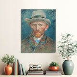 Vincent Van Gogh Self Portrait With Grey Felt Hat 1887 Rijksmuseum – Reproduction