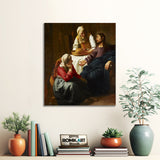 Johannes Vermeer Christ In The House Of Martha And Mary 1654-1655 – Reproduction