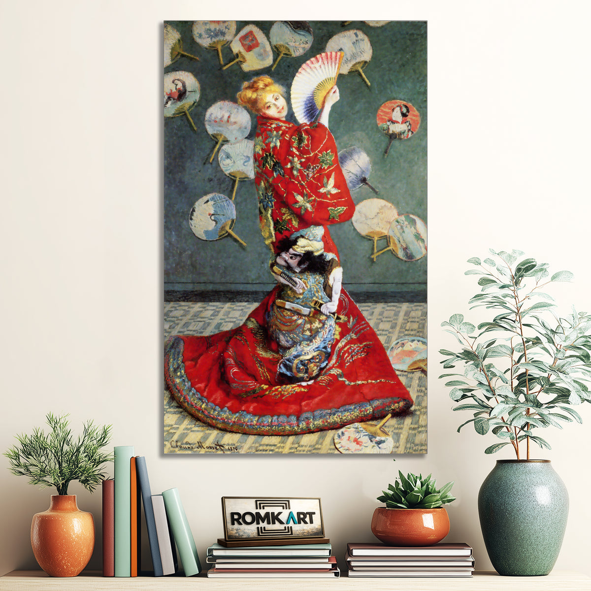 Claude Monet Camille Monet In Japanese Costume 1875 – Reproduction