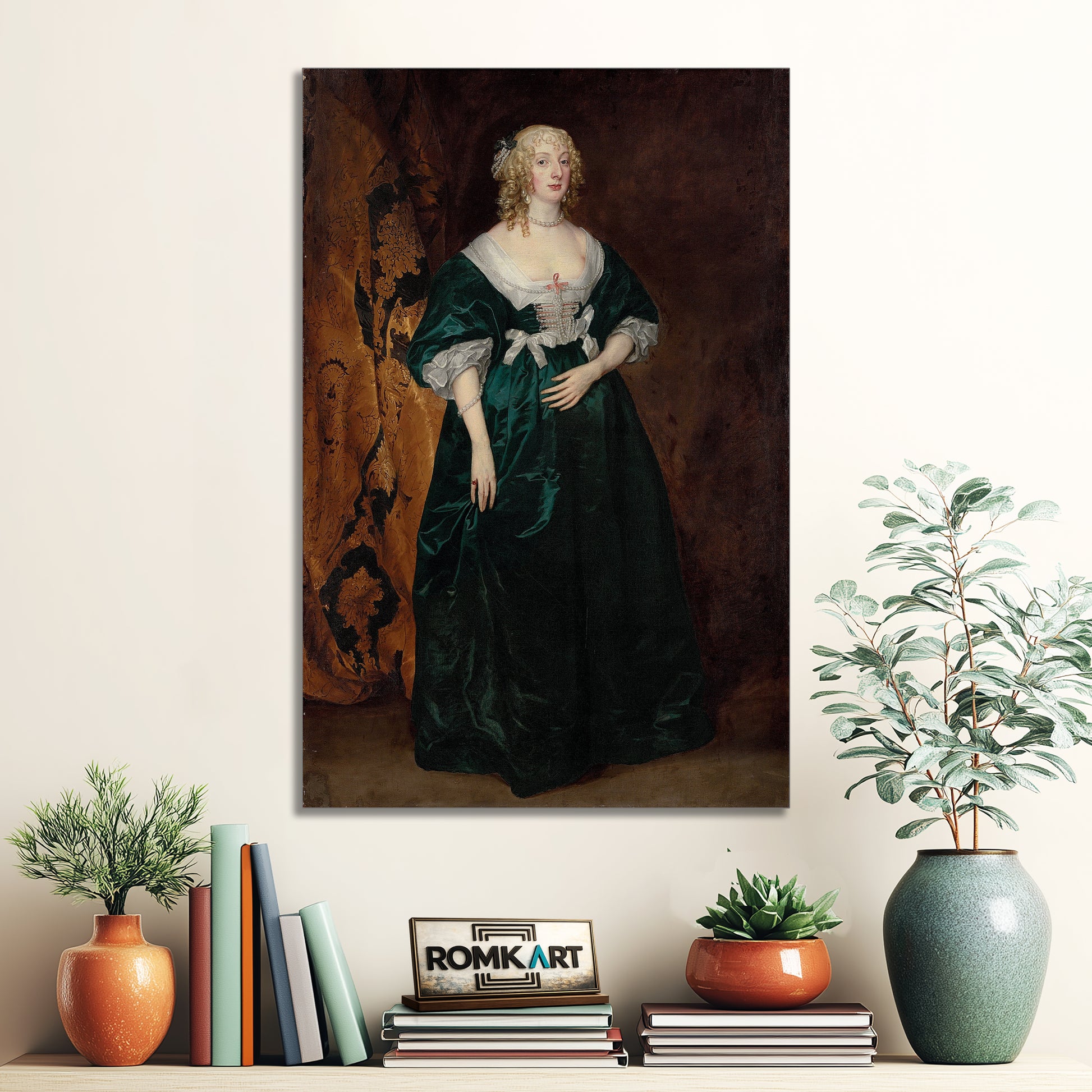 Anthony Van Dyck Anne Sophia. Countess of Carnarvon 1695 – Reproduction