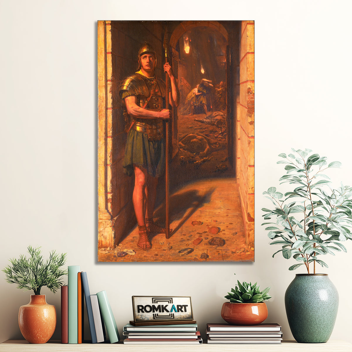 Edward Poynter Faithful Unto Death 1865 – Reproduction