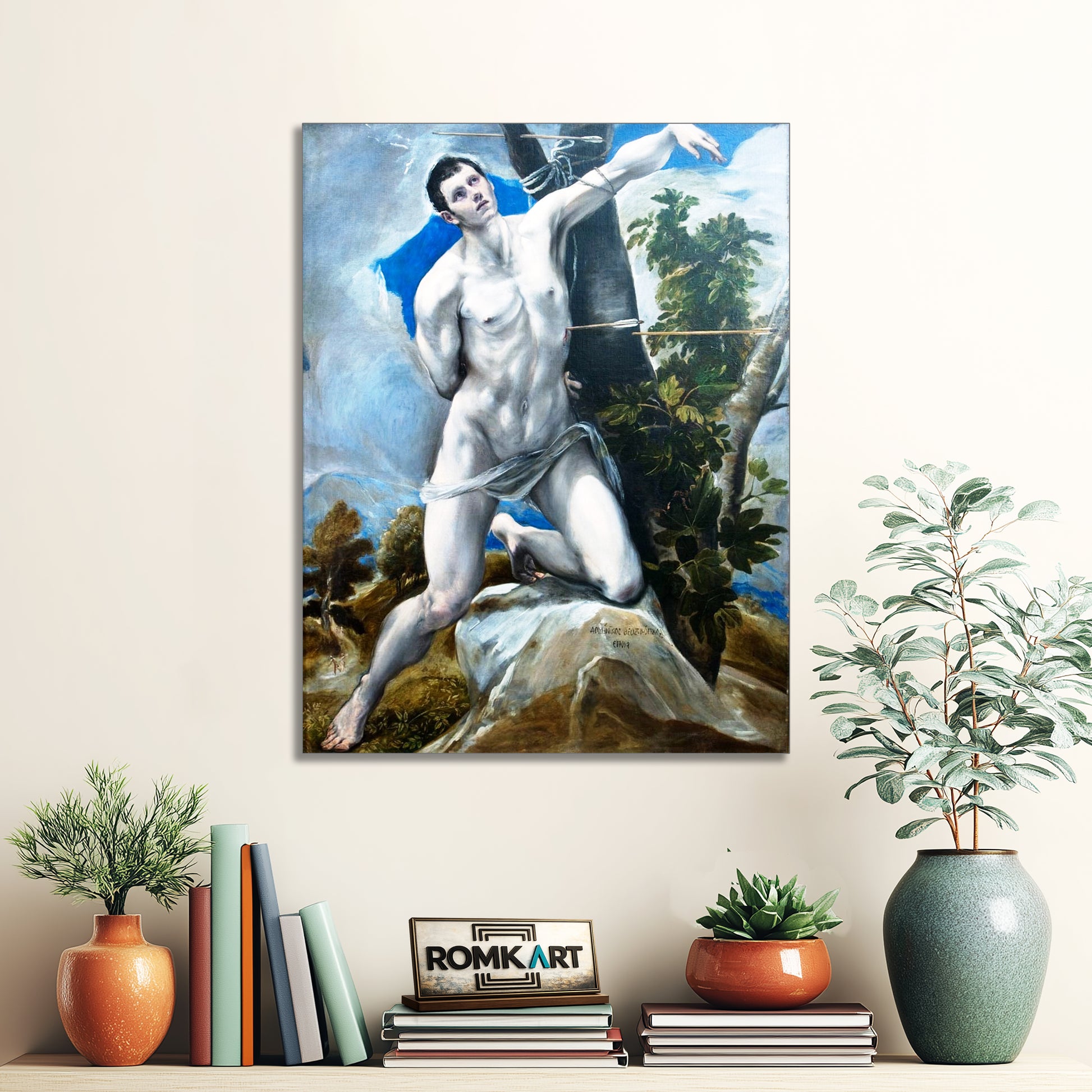 El Greco Saint Sebastian 1577-1578 – Reproduction