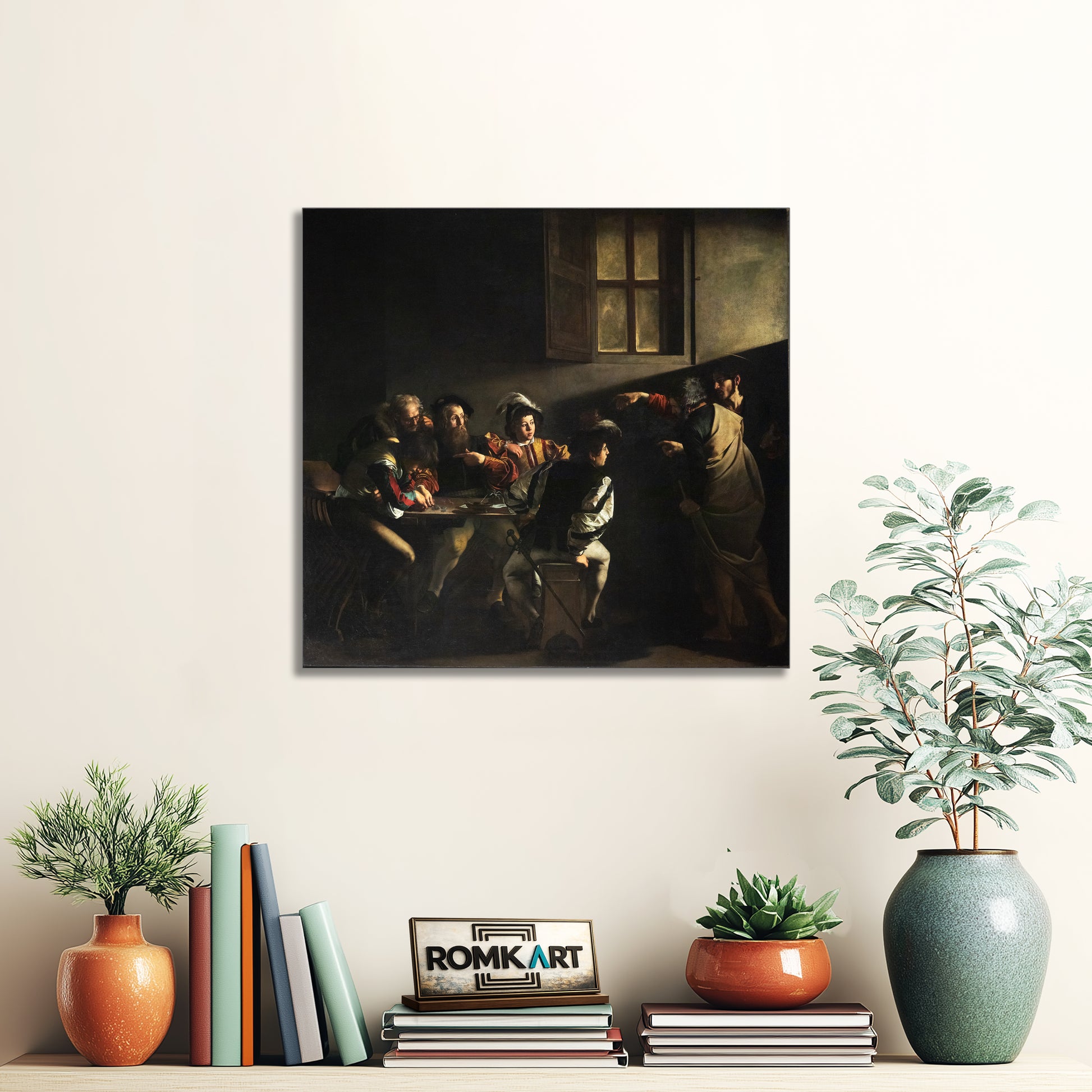 Caravaggio The Calling Of Saint Matthew – Reproduction