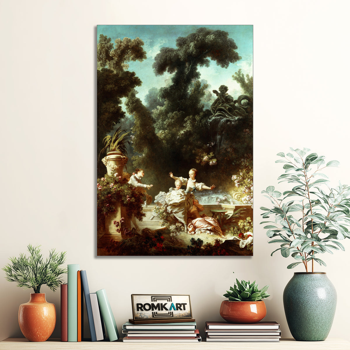 Jean-honor Fragonard The Progress Of Love The Pursuit 1771-1772 – Reproduction