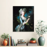 Elisabeth Vigee Le Brun Marie Antoinette With A Rose 1783 – Reproduction