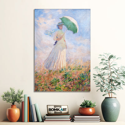 Claude Monet Woman With A Parasol Facing Right 1886 – Reproduction
