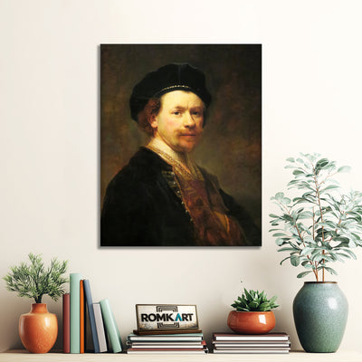 Rembrandt Self-portrait 1641 – Reproduction