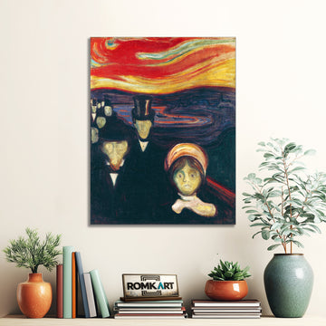 Edvard Munch Angst 1894 – Reproduction