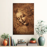 Leonardo Da Vinci La Scapigliata Head Of A Young Woman With Tousled Hair – Reproduction