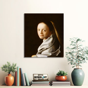 Johannes Vermeer Study Of A Young Woman 1665-1667 – Reproduction